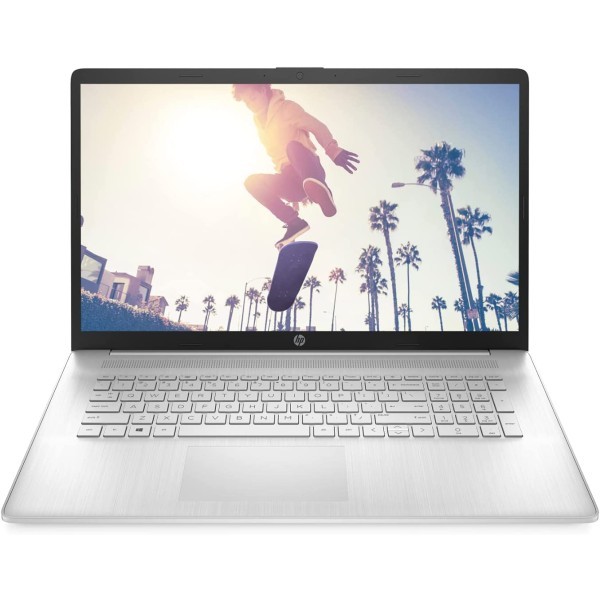 HP 惠普 笔记本电脑 17.3英寸 HD+显示屏(英特尔酷睿 i3-1125G4,8GB DDR4 内存,512GB 固态硬盘,英特尔超高清显卡,Windows 11,QWERTZ 键盘)银色